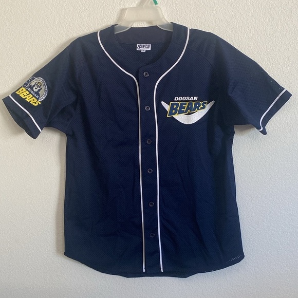 NEPOS Doosan Bears Blue Mesh Sports Jersey Size 95